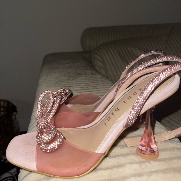Pink Gianni bini sparkly heels - Picture 5 of 6